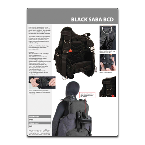 Black SABA BCD Data Sheet